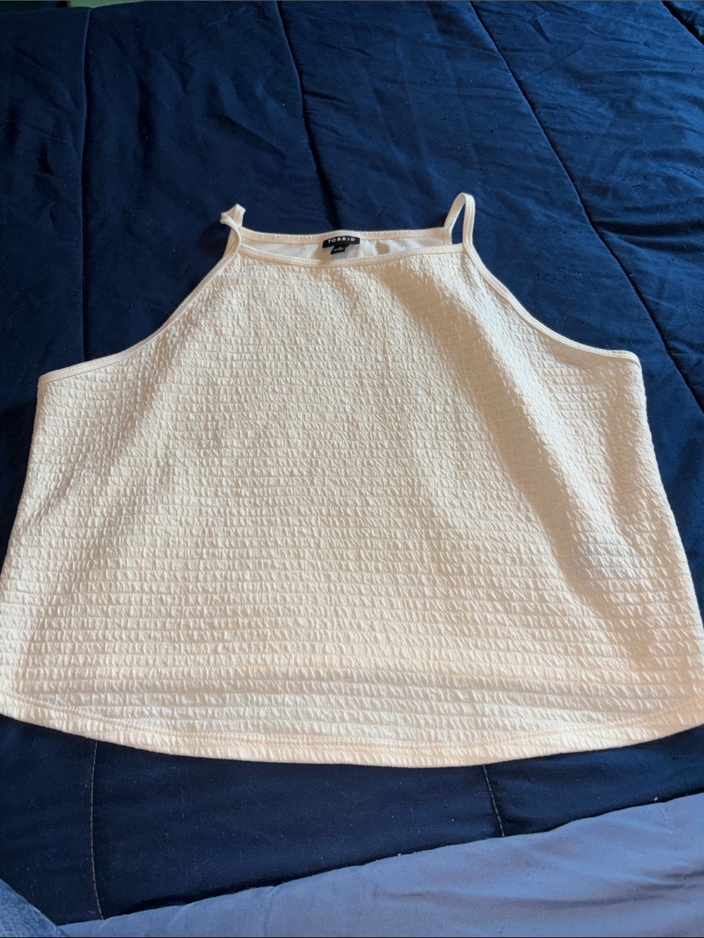 Torrid Textured High-Neck Cropped Top Tank Top Women’s Plus Size 2X